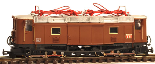 Ferro Train 100-211 - Austrian early version electric BBÖ E 11 MzB, 
